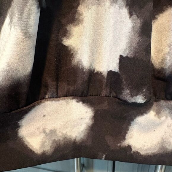 Lane Bryant Black and White Patterned Blouse - Picture 3 of 4
